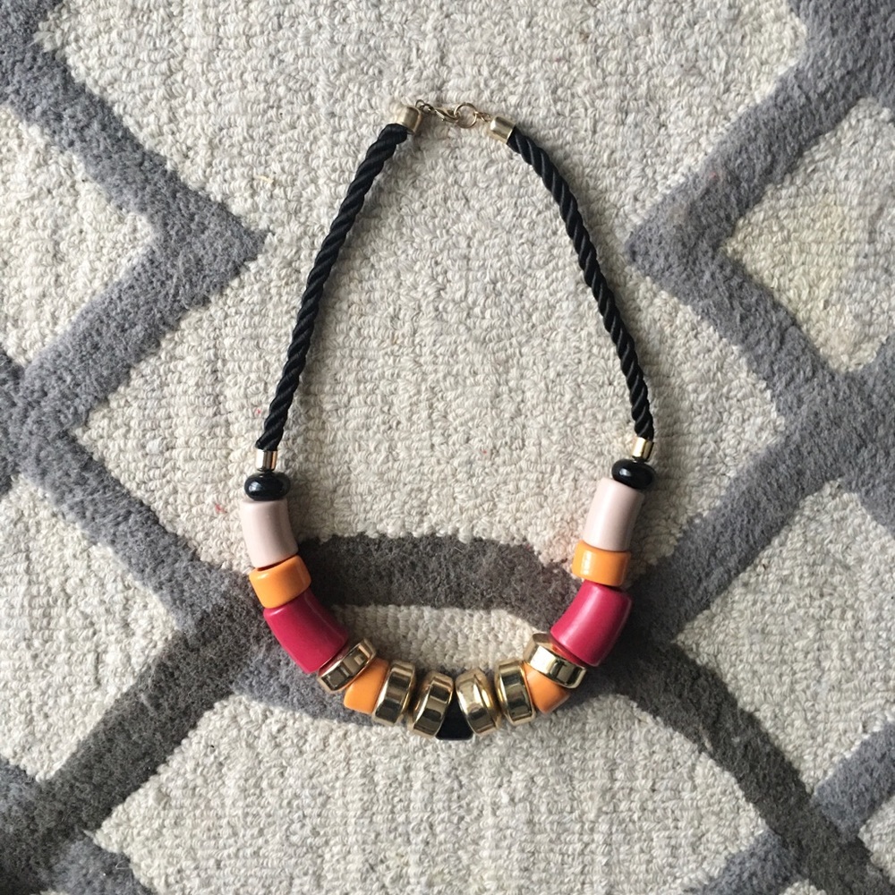 Large beaded costume necklace